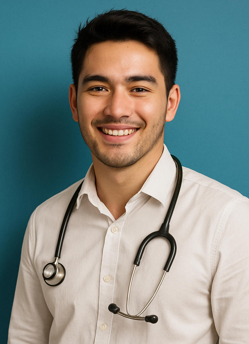 Health Stat physician promoting corporate medical solutions for HR wellness