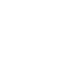 Official monochromatic white logo of Health Stat Diagnostic and Medical Clinic, Co.